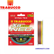 Шнур плетёный Trabucco Dyna-Tex X8 Neo Deep ML размотка 300м разноцветный